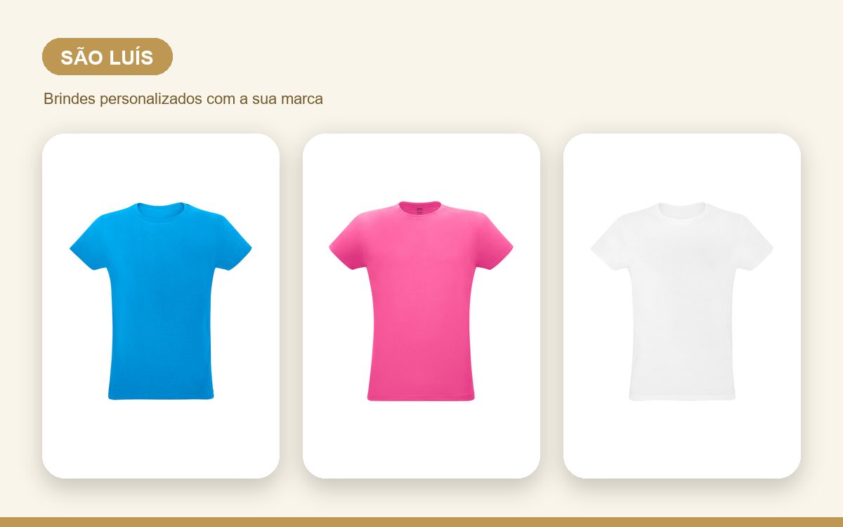 Brindes personalizados com a sua marca — Camisetas Personalizadas em São Luís para Empresas