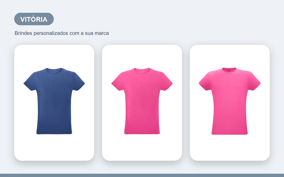 Brindes personalizados com a sua marca — Camiseta Personalizada em Vitória: Uniforme e Brinde