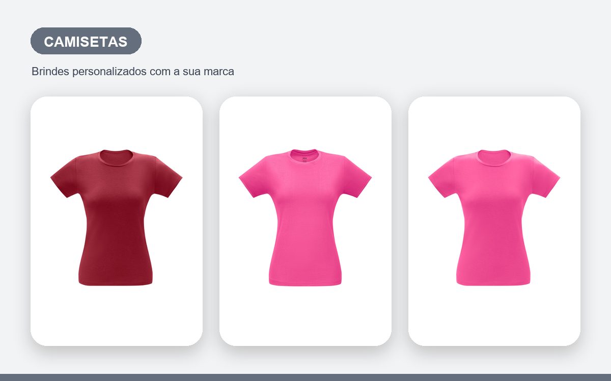 Brindes personalizados com a sua marca — Camisetas personalizadas para colaboradores e equipes