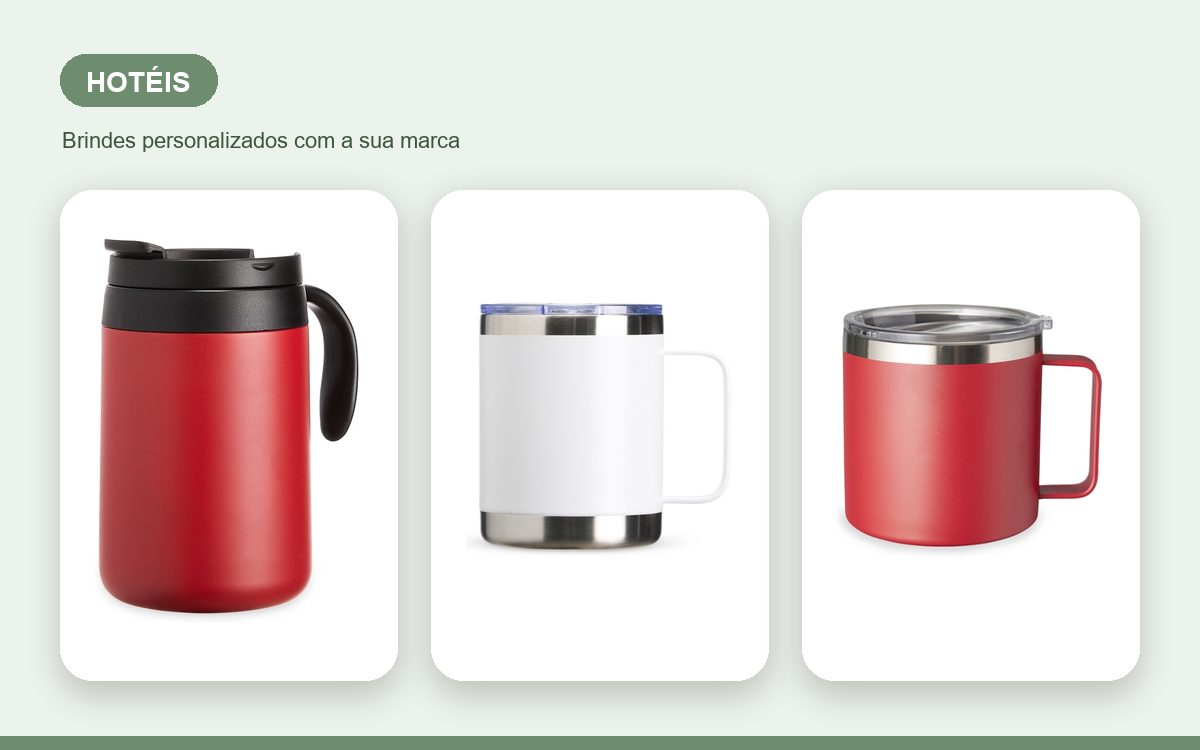 Brindes personalizados com a sua marca — Canecas Personalizadas para Hotéis e Pousadas: Como Usar