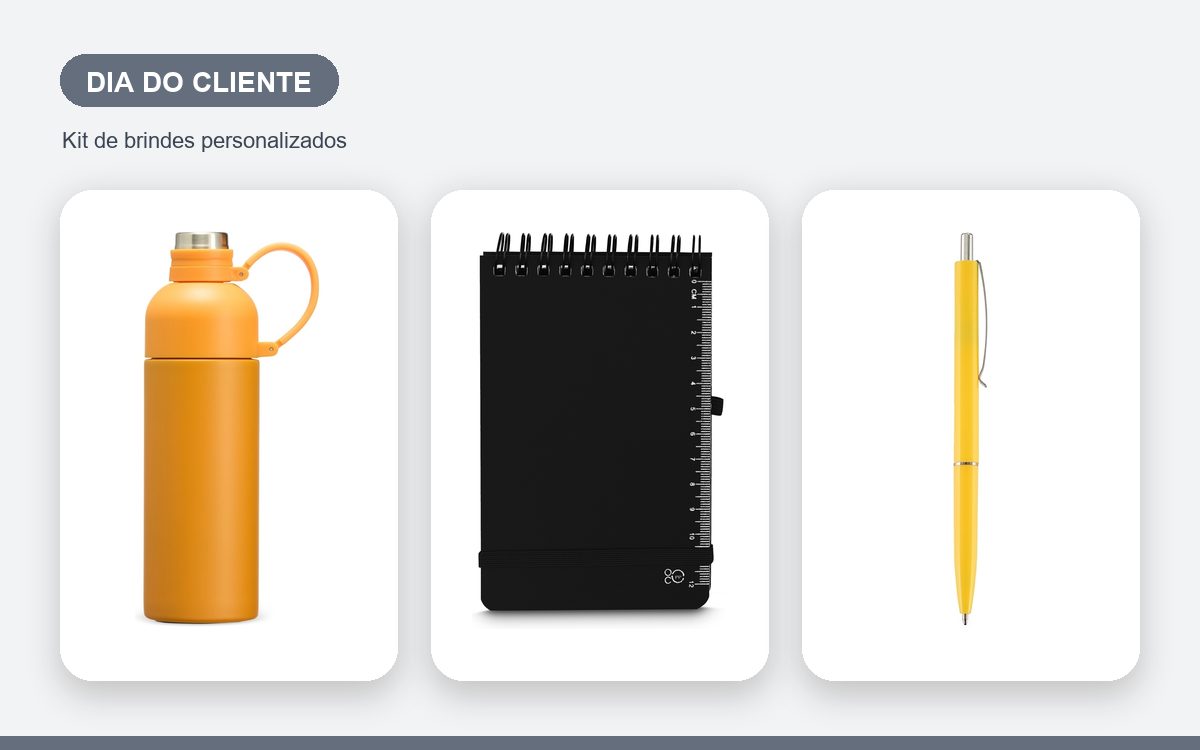 Kit de brindes personalizados — Canecas Personalizadas para o Dia do Cliente: ideias para brindar