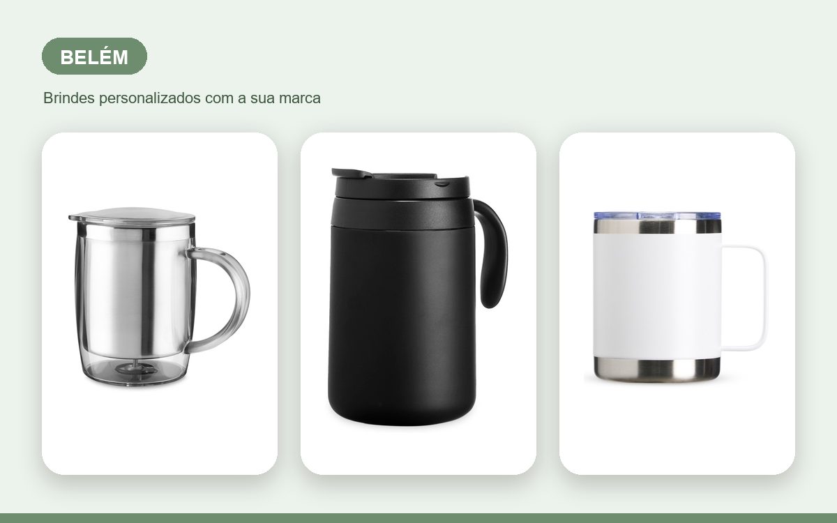Brindes personalizados com a sua marca — Canecas Personalizadas em Belém para Empresas e Escritórios
