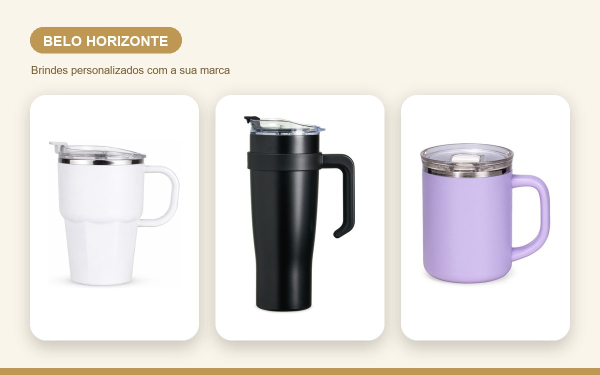 Brindes personalizados com a sua marca — Canecas personalizadas em Belo Horizonte para empresas