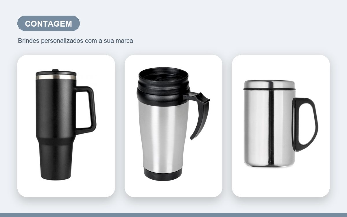Brindes personalizados com a sua marca — Canecas Personalizadas em Contagem para Empresas