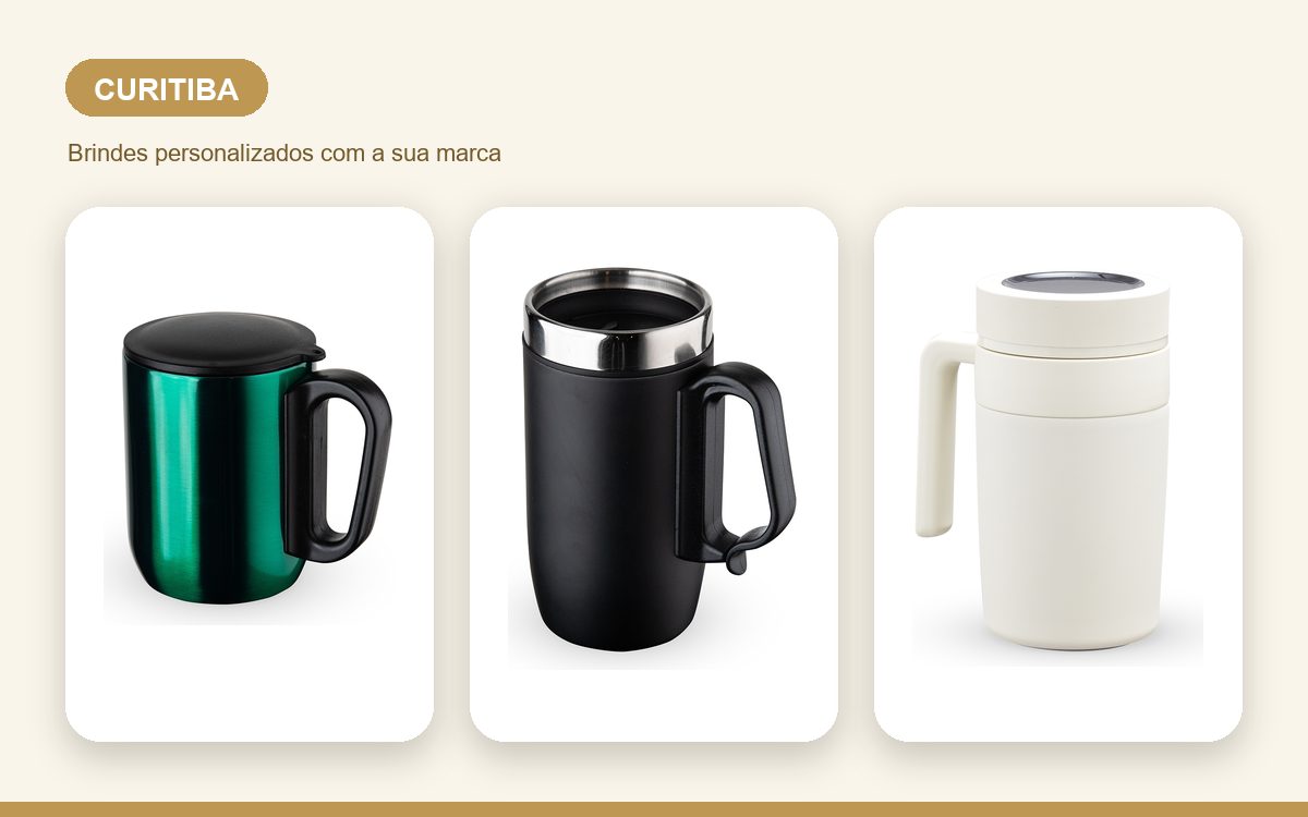 Brindes personalizados com a sua marca — Canecas Personalizadas em Curitiba para Aquecer a Marca