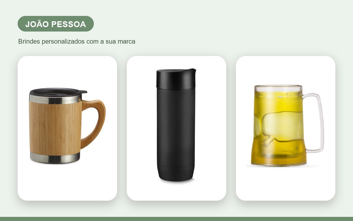 Brindes personalizados com a sua marca — Canecas Personalizadas em João Pessoa para a Sua Empresa