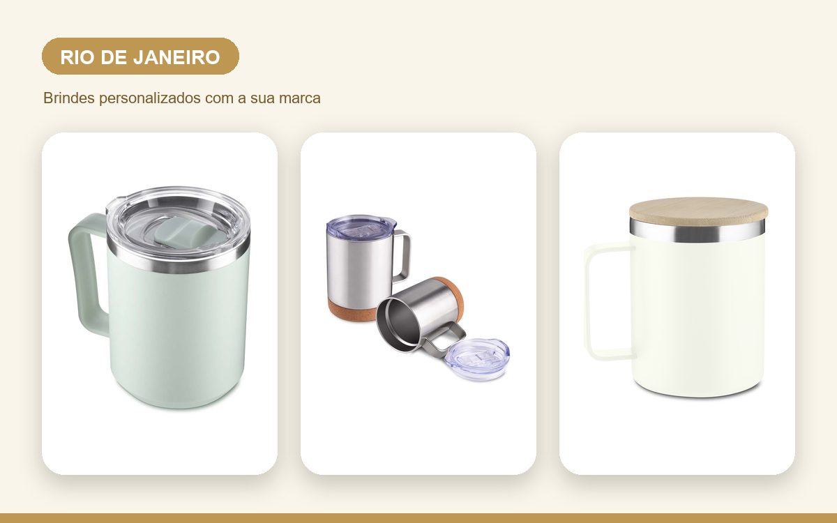 Brindes personalizados com a sua marca — Canecas Personalizadas no Rio de Janeiro para Empresas
