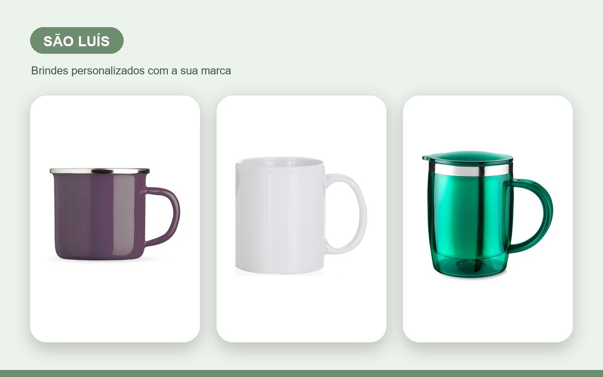 Brindes personalizados com a sua marca — Canecas Personalizadas em São Luís para Empresas e Eventos