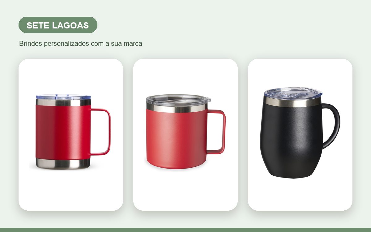 Brindes personalizados com a sua marca — Canecas Personalizadas em Sete Lagoas para Empresas