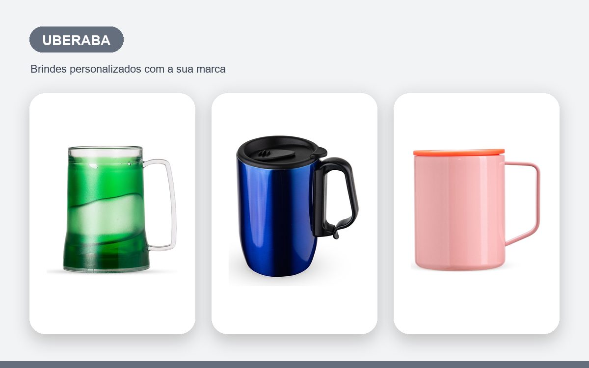 Brindes personalizados com a sua marca — Canecas Personalizadas em Uberaba para Empresas e Brindes
