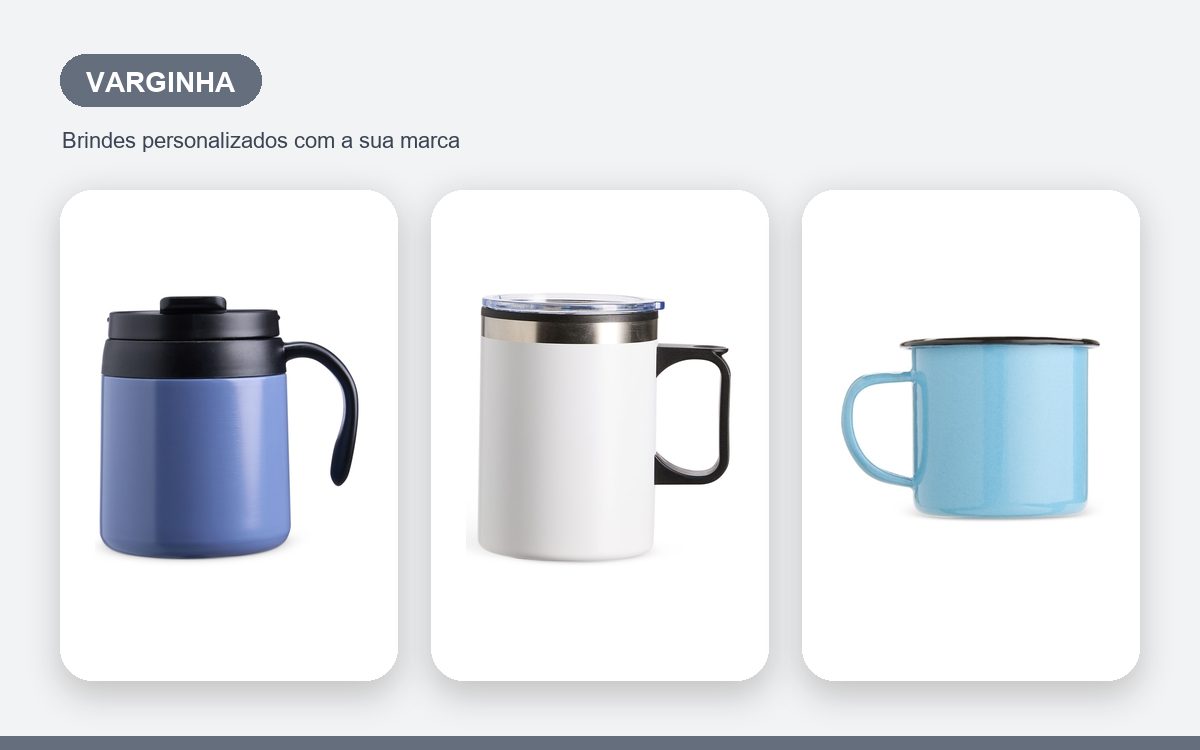 Brindes personalizados com a sua marca — Canecas Personalizadas em Varginha para Empresas