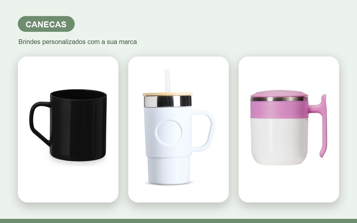 Brindes personalizados com a sua marca — Canecas personalizadas baratos sem perder a qualidade