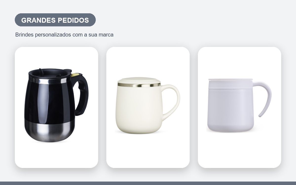 Brindes personalizados com a sua marca — Canecas personalizadas no atacado: guia para grandes pedidos