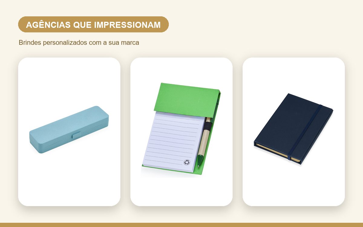 Brindes personalizados com a sua marca — Canetas personalizadas para agências que impressionam