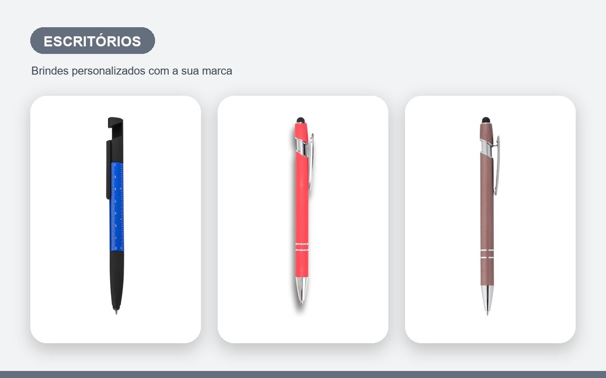 Brindes personalizados com a sua marca — Canetas personalizadas para escritórios: guia prático