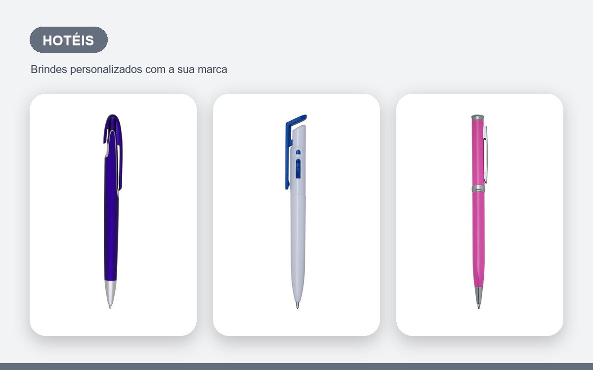 Brindes personalizados com a sua marca — Canetas personalizadas para hotéis: guia completo