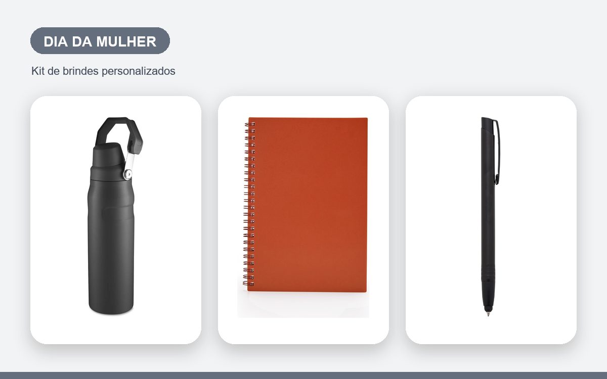 Kit de brindes personalizados — Canetas Personalizadas para o Dia da Mulher: como brindar