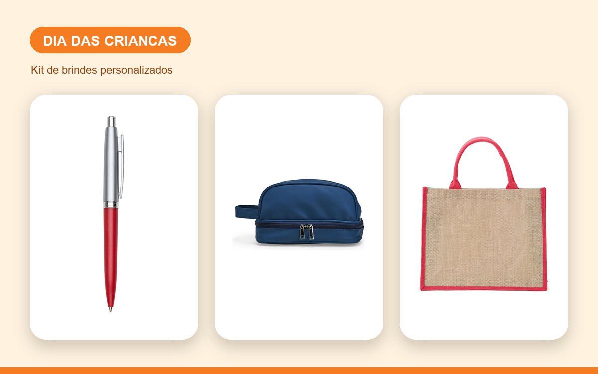 Kit de brindes personalizados — Canetas Personalizadas para o Dia das Crianças: Ideias de Kit