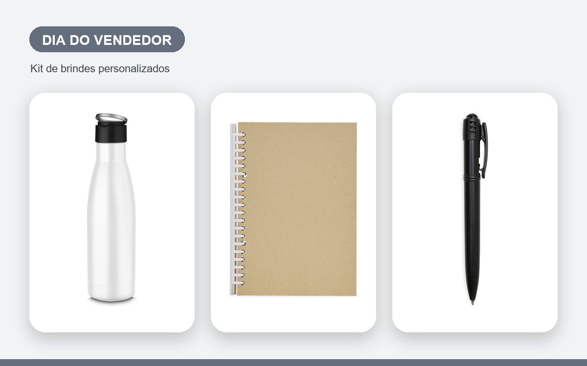 Kit de brindes personalizados — Canetas personalizadas para o Dia do Vendedor: como brindar