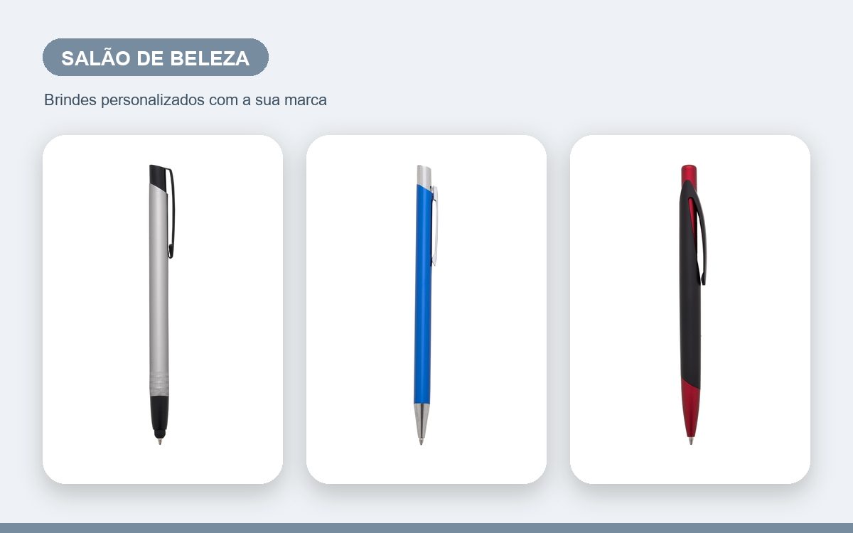 Brindes personalizados com a sua marca — Canetas personalizadas para salão de beleza: guia útil