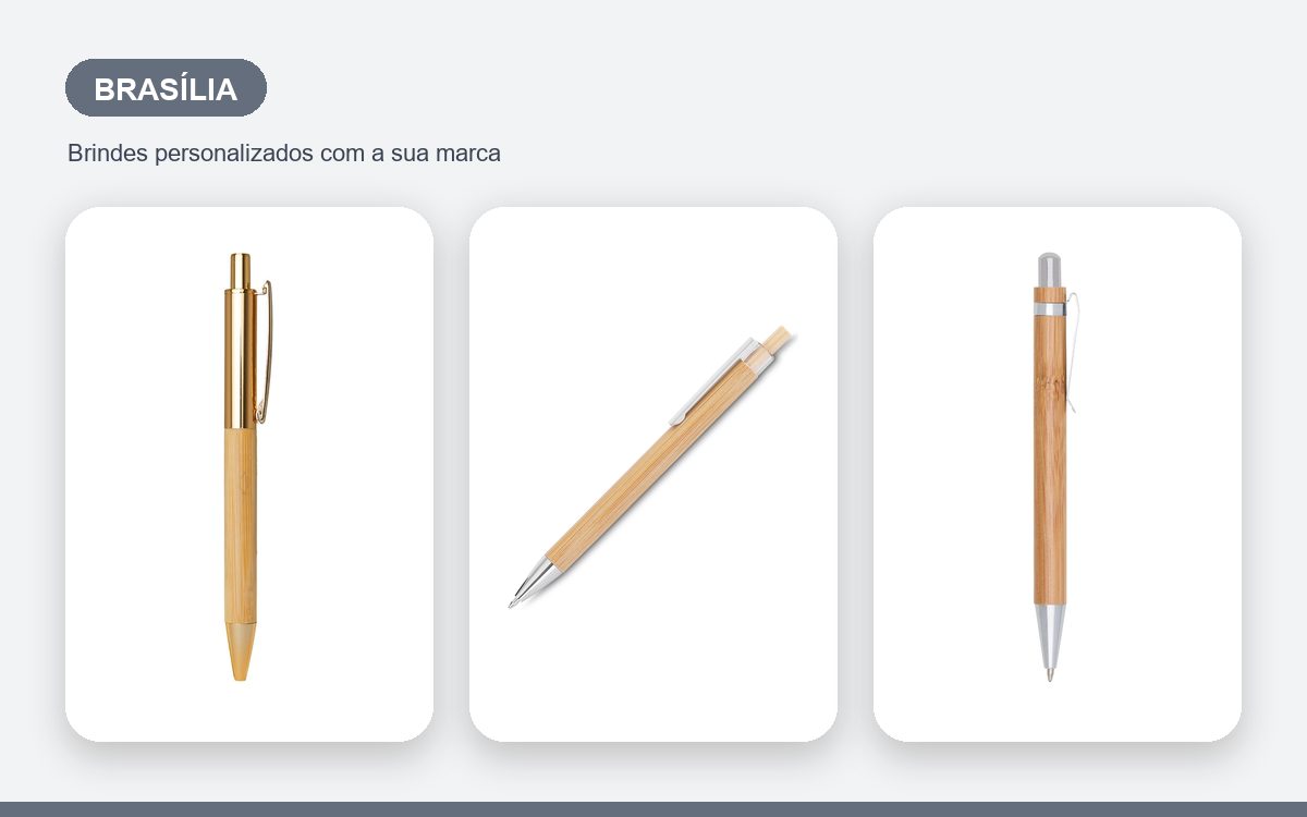 Brindes personalizados com a sua marca — Canetas Personalizadas em Brasília para Empresas e Eventos