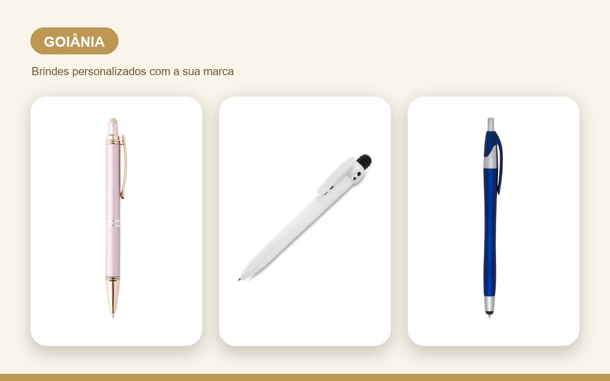 Brindes personalizados com a sua marca — Canetas Personalizadas em Goiânia: Guia para Empresas