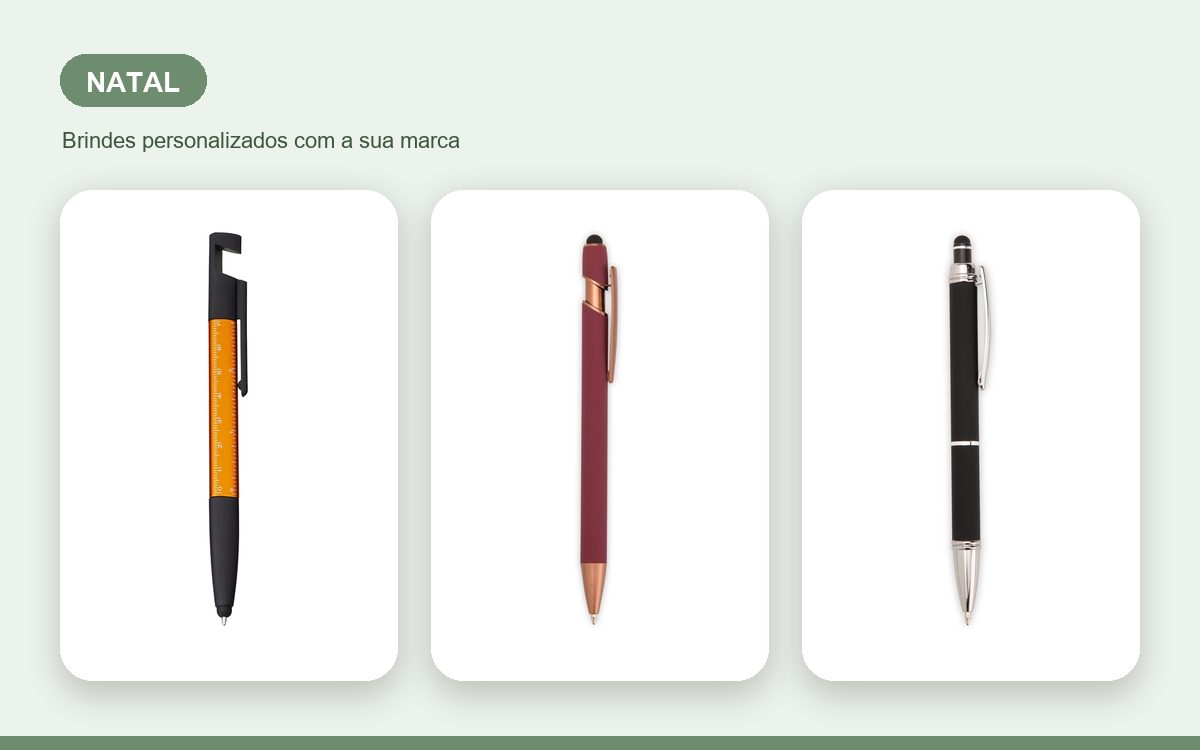 Brindes personalizados com a sua marca — Canetas Personalizadas em Natal com a Logo da Empresa