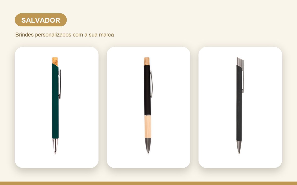 Brindes personalizados com a sua marca — Canetas Personalizadas em Salvador para Empresas e Eventos