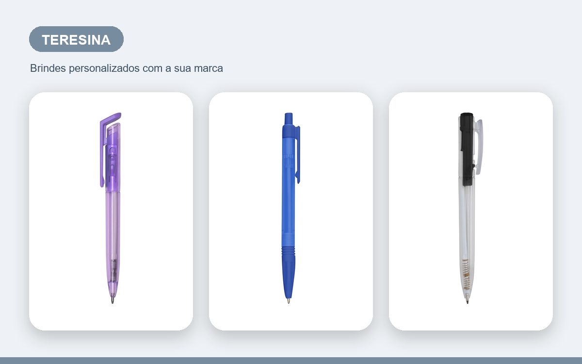 Brindes personalizados com a sua marca — Canetas Personalizadas em Teresina para Empresas e Eventos