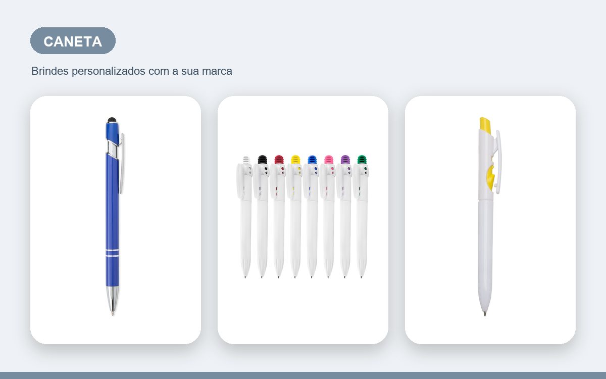 Brindes personalizados com a sua marca — Canetas personalizadas baratas sem perder qualidade