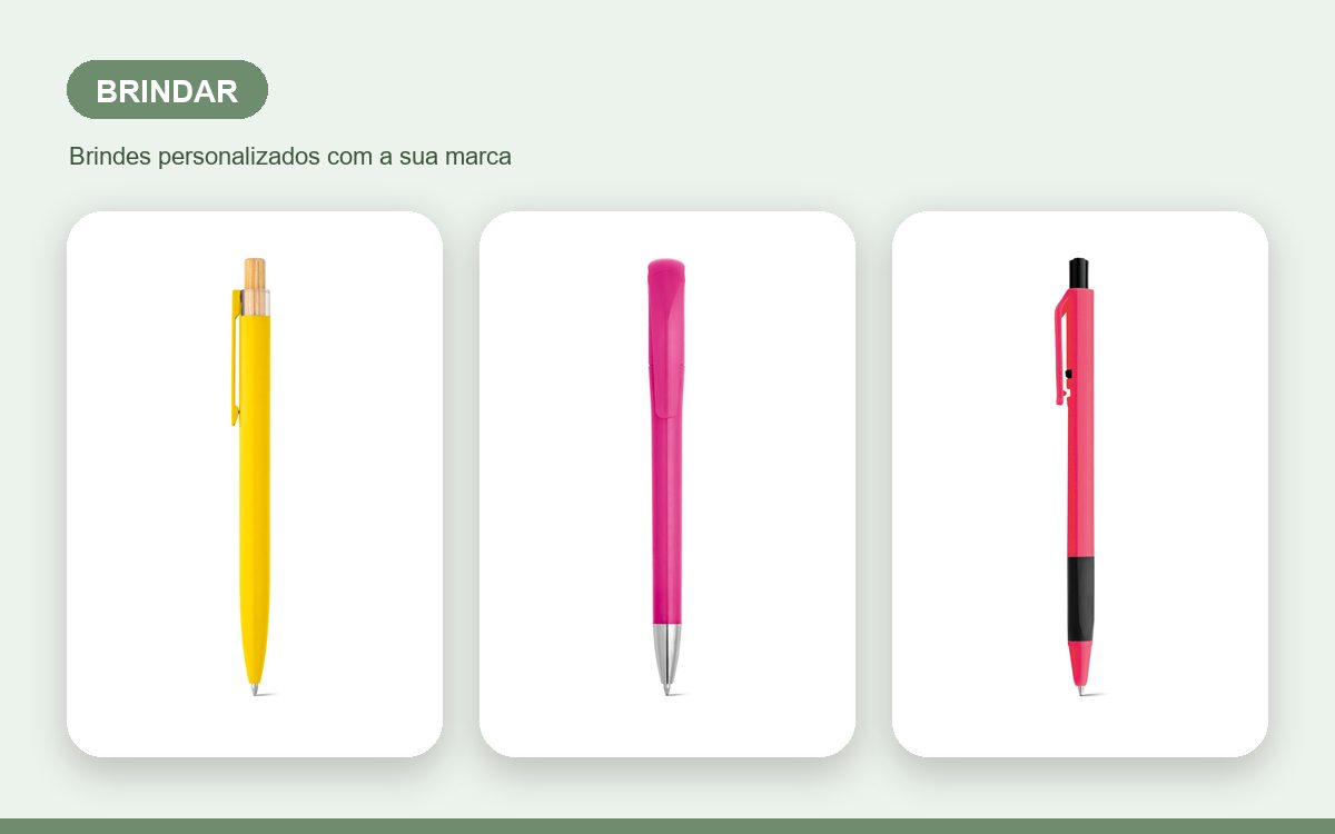 Brindes personalizados com a sua marca — Canetas Personalizadas para Brindar e Encantar Clientes