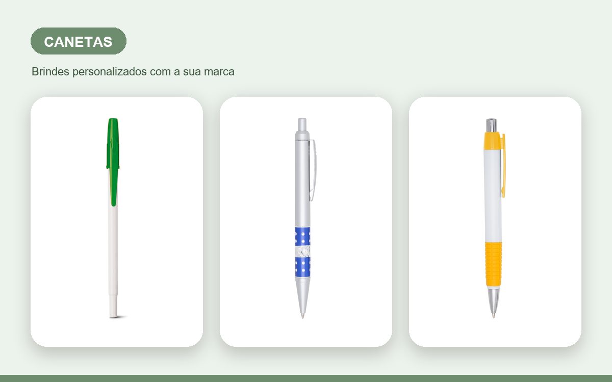 Brindes personalizados com a sua marca — Canetas personalizadas para empresas: usos e como pedir