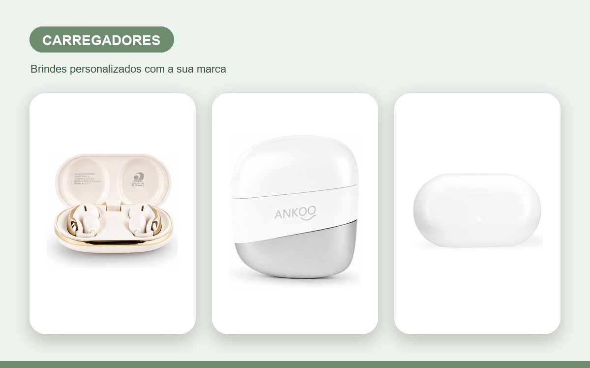 Brindes personalizados com a sua marca — Carregadores personalizados criativos que se destacam