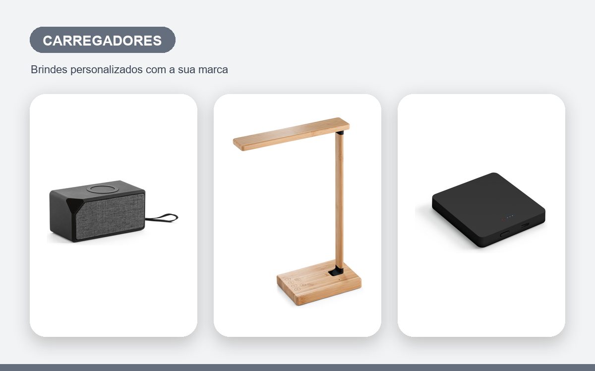 Brindes personalizados com a sua marca — Carregadores personalizados para empresas: guia de uso