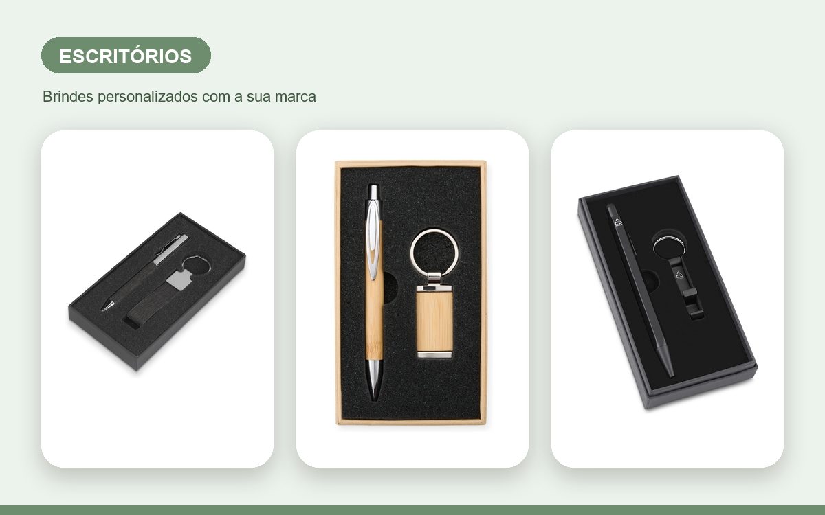 Brindes personalizados com a sua marca — Chaveiros personalizados para escritórios: guia prático