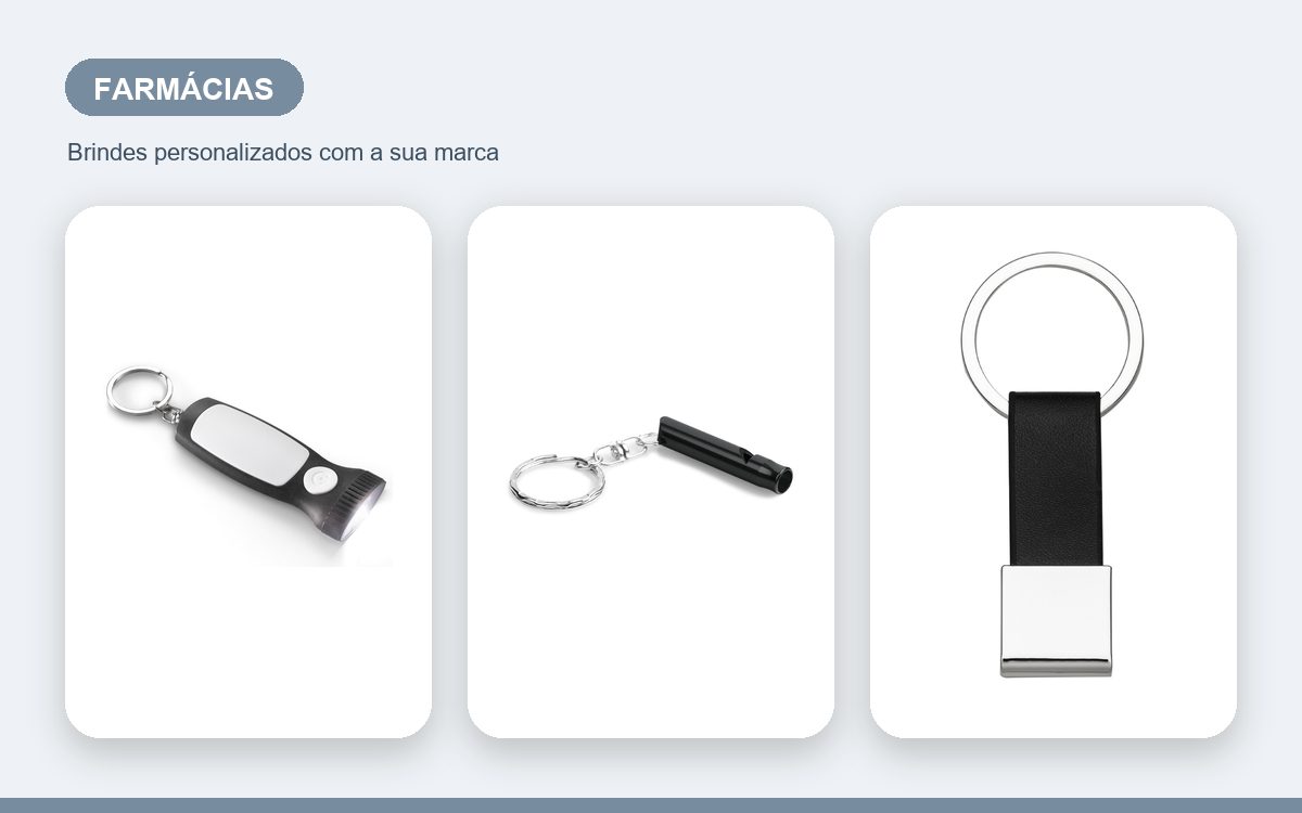 Brindes personalizados com a sua marca — Chaveiros personalizados para farmácias: como usar bem