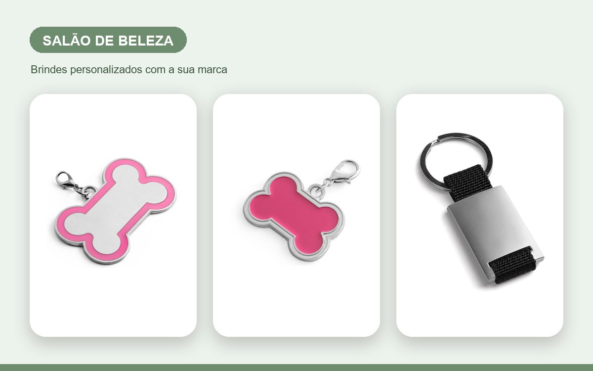 Brindes personalizados com a sua marca — Chaveiros personalizados para salão de beleza: guia