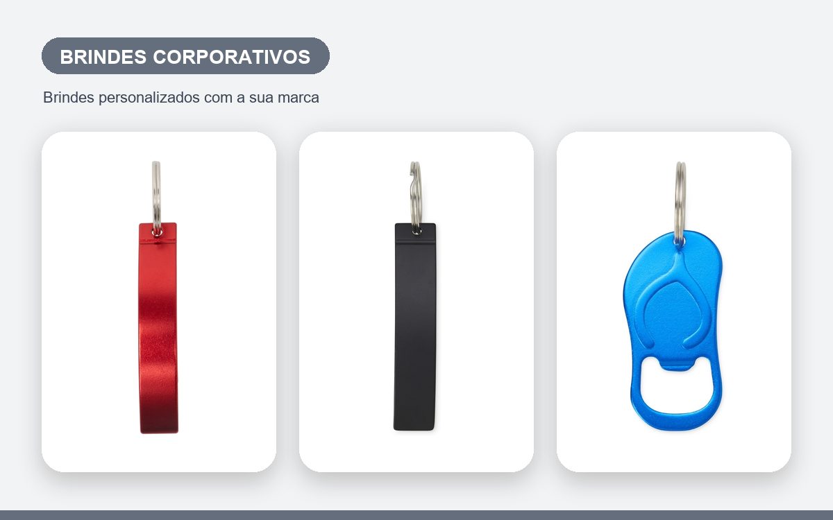 Brindes personalizados com a sua marca — Como escolher o abridor certo para brindes corporativos