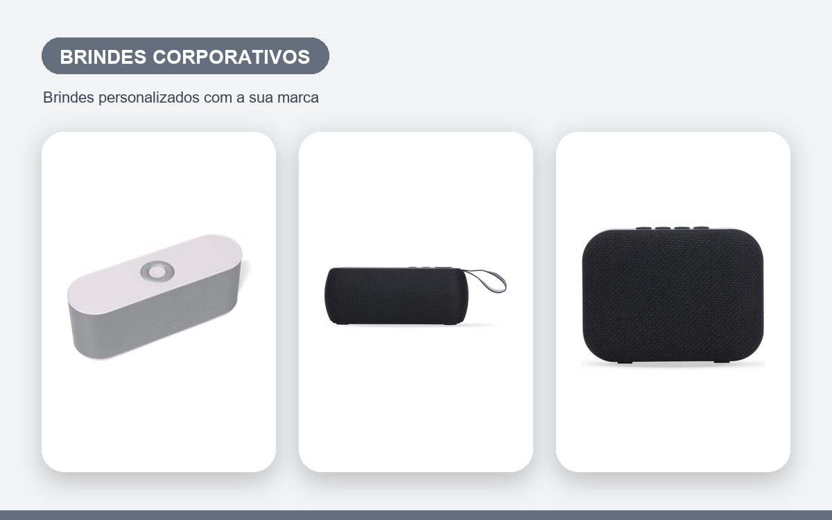Brindes personalizados com a sua marca — Como escolher caixas de som para brindes corporativos