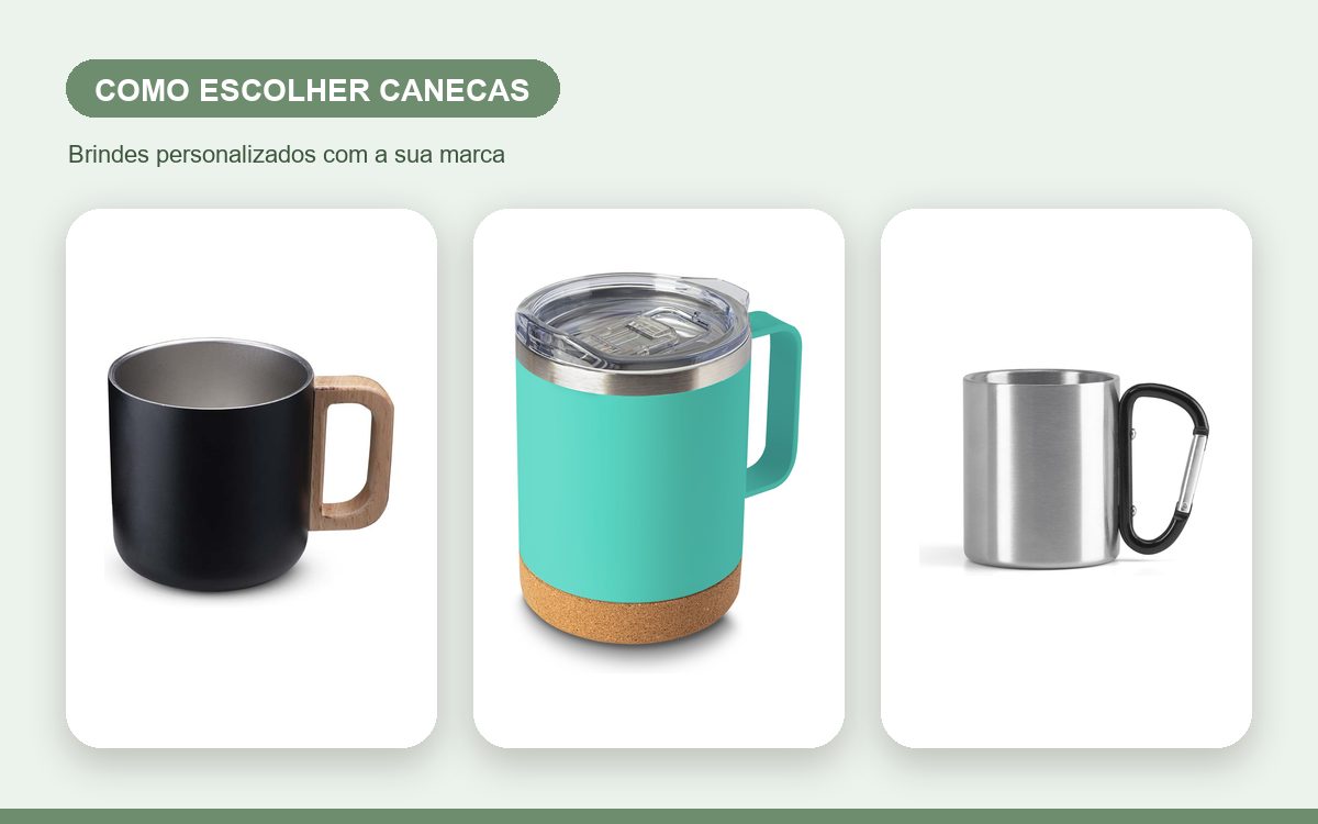 Brindes personalizados com a sua marca — Como Escolher Canecas Personalizadas: Guia Completo