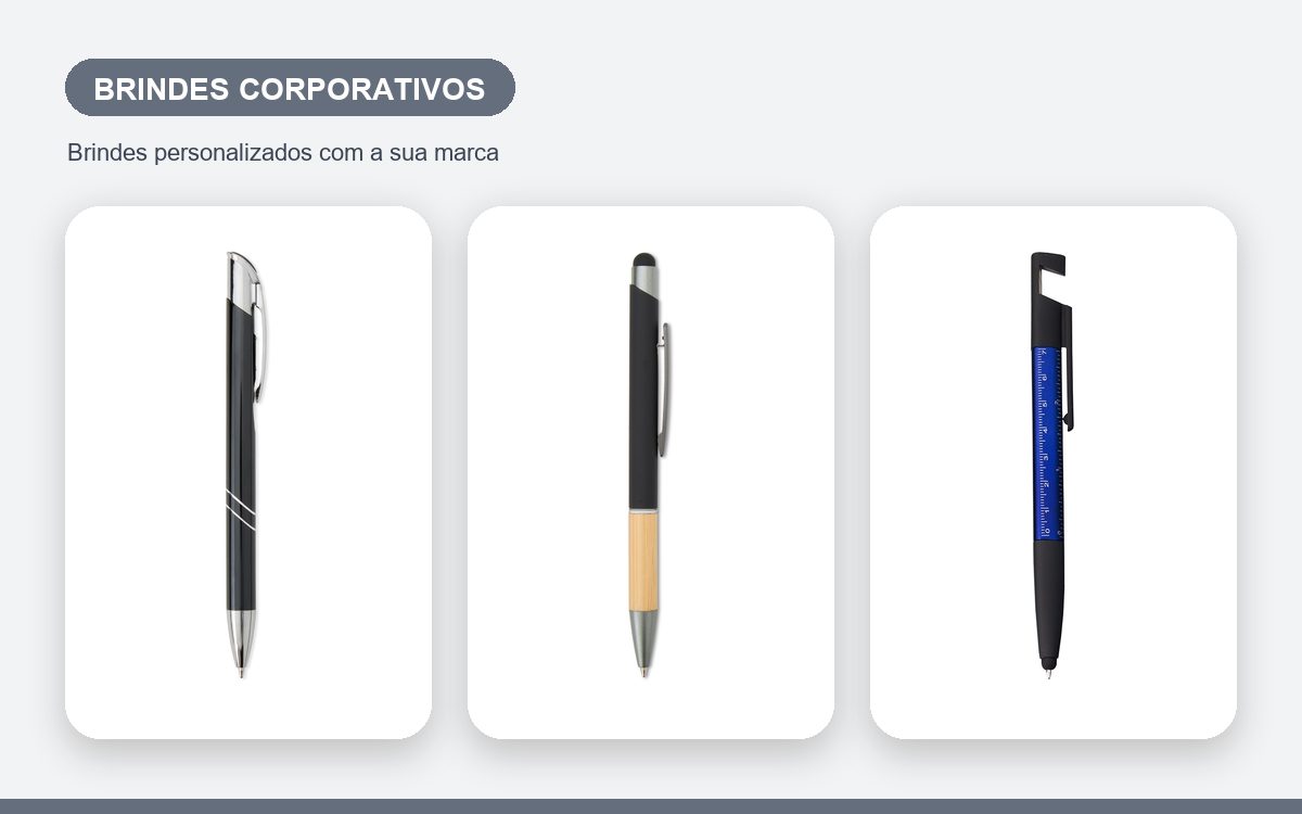 Brindes personalizados com a sua marca — Como escolher canetas de metal para brindes corporativos