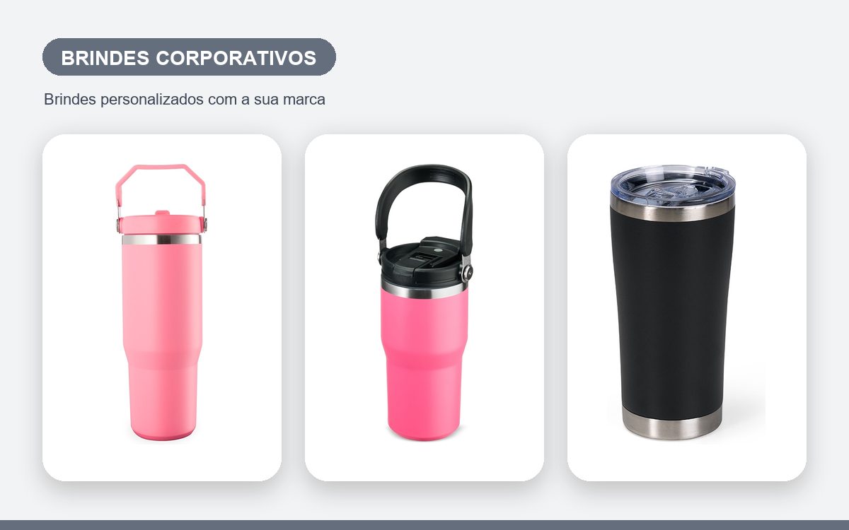 Brindes personalizados com a sua marca — Como Escolher Copos Térmicos para Brindes Corporativos