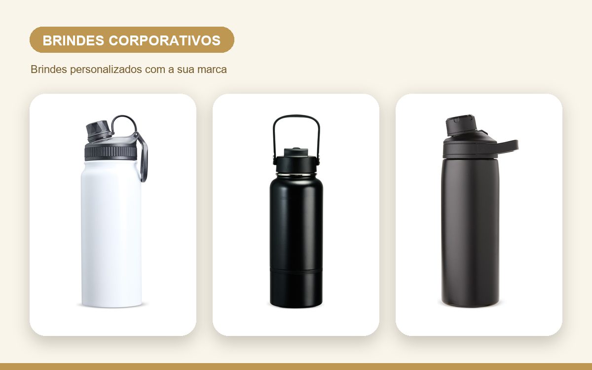 Brindes personalizados com a sua marca — Como Escolher Garrafas Térmicas para Brindes Corporativos
