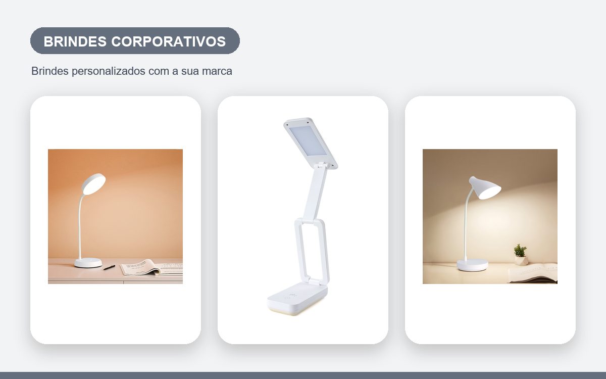 Brindes personalizados com a sua marca — Como escolher luminárias para brindes corporativos