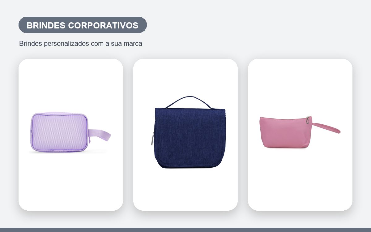Brindes personalizados com a sua marca — Como Escolher Necessaires para Brindes Corporativos