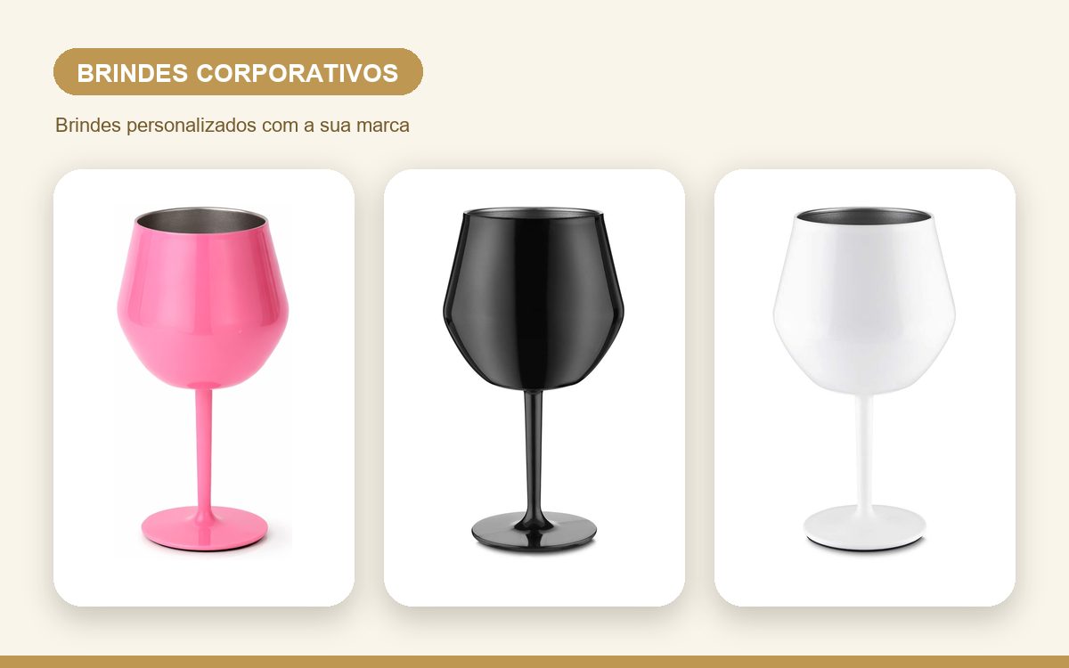 Brindes personalizados com a sua marca — Como escolher taças personalizadas para brindes corporativos