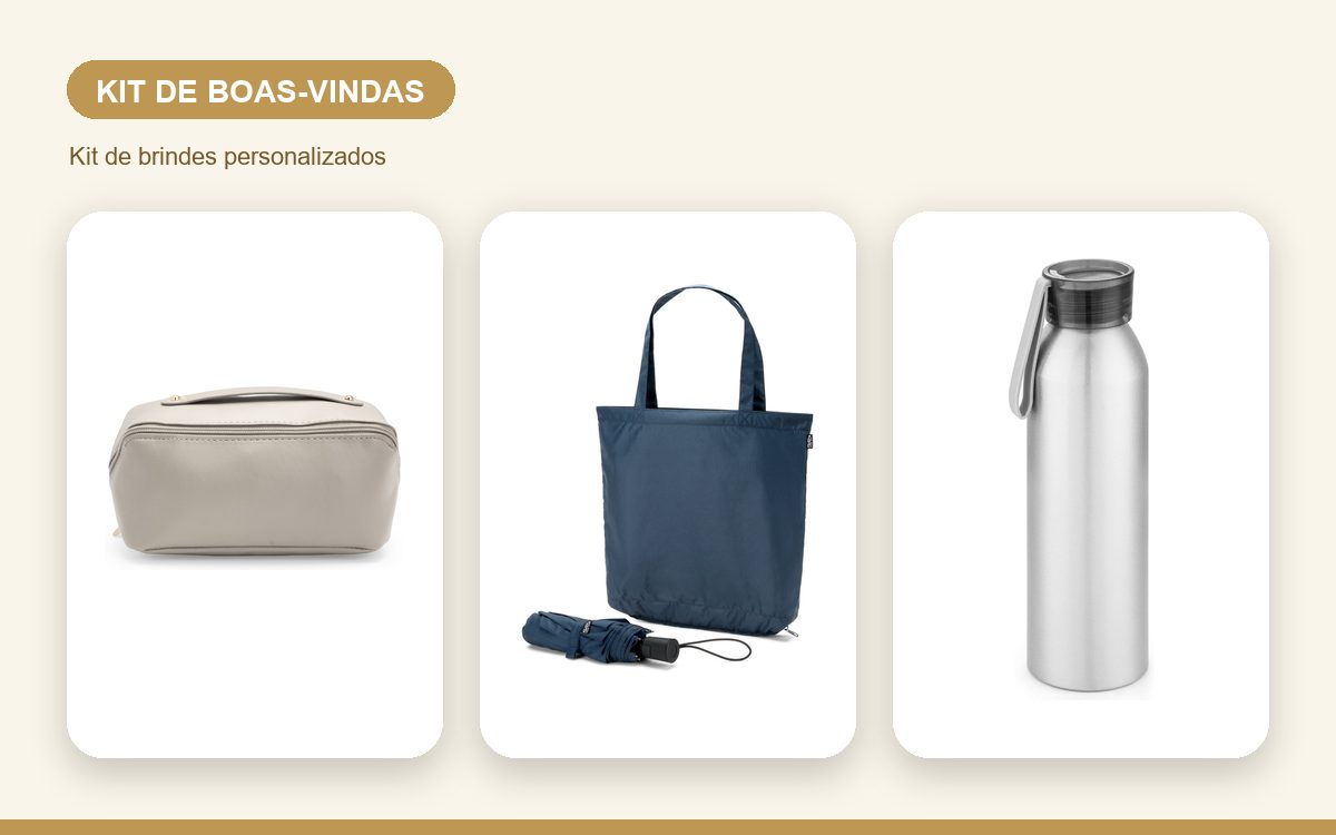 Brindes personalizados com a sua marca — Como montar um kit de boas-vindas marcante para colaboradores