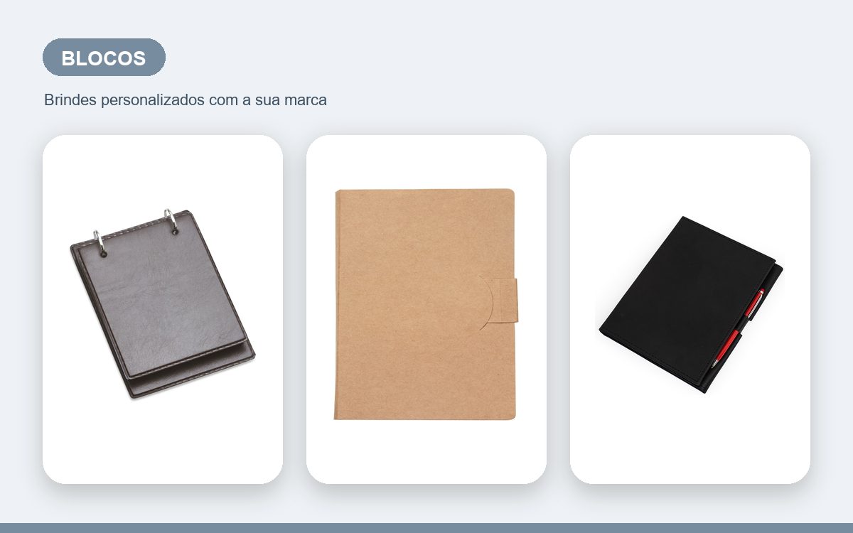 Brindes personalizados com a sua marca — Como personalizar blocos de anotação com a marca da empresa