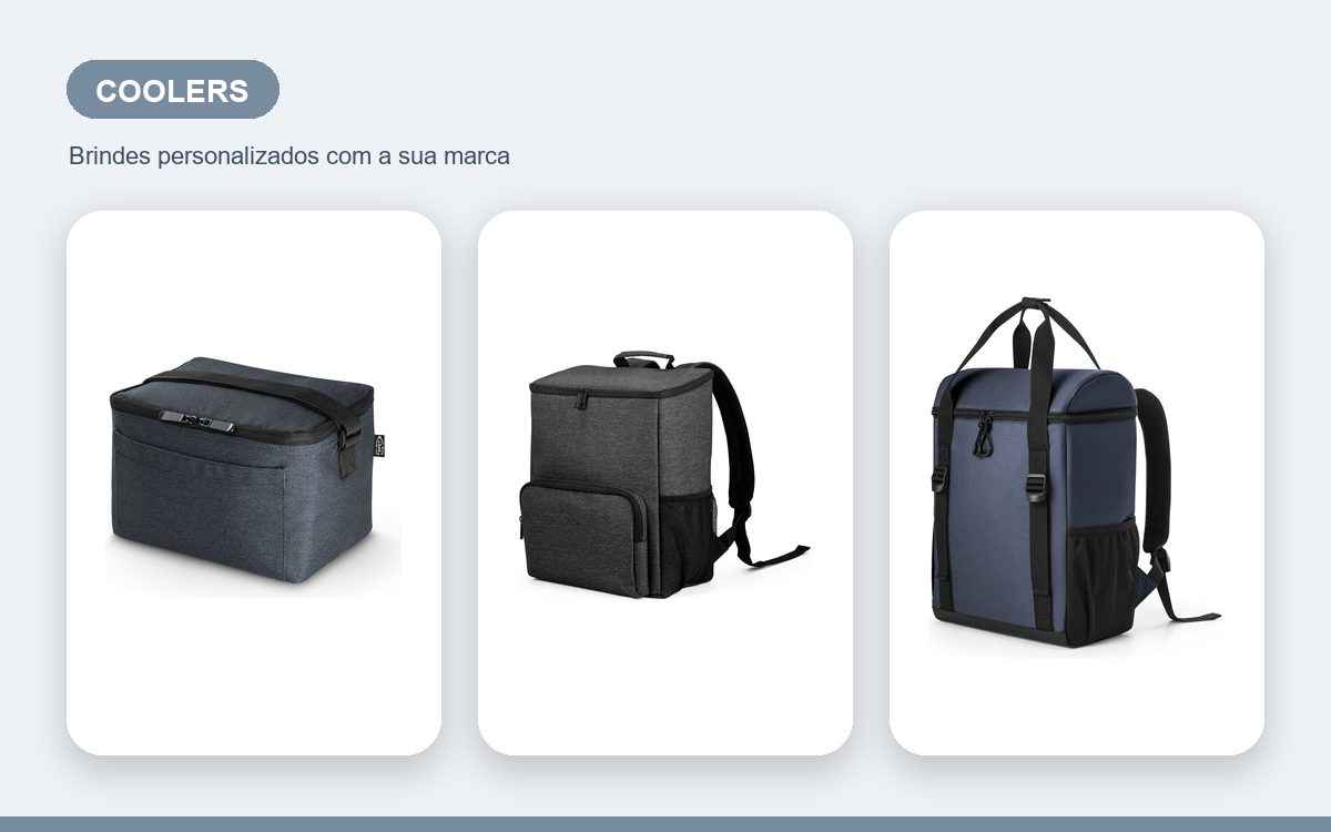 Brindes personalizados com a sua marca — Como personalizar coolers com a marca da sua empresa