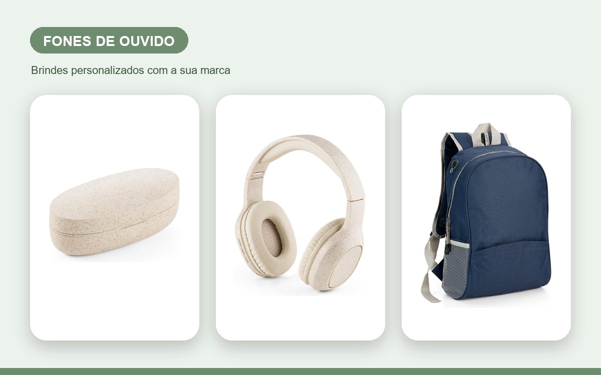 Brindes personalizados com a sua marca — Como personalizar fones de ouvido com a marca da empresa